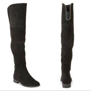 XOXO Charcoal Over the Knee Boots